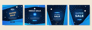 Vector Illustration Promotion Big Super Sale Banner. Discount Design For Newsletter, Poster, Social Media Template, Ads, Black Friday, Special Offer, Summer Sale, Spring Sale, Online Shopping, And Web