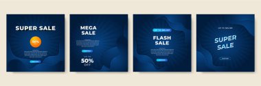 Vector Illustration Promotion Big Super Sale Banner. Discount Design For Newsletter, Poster, Social Media Template, Ads, Black Friday, Special Offer, Summer Sale, Spring Sale, Online Shopping, And Web