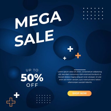 Vector Illustration Promotion Big Super Sale Banner. Discount Design For Newsletter, Poster, Social Media Template, Ads, Black Friday, Special Offer, Summer Sale, Spring Sale, Online Shopping, And Web