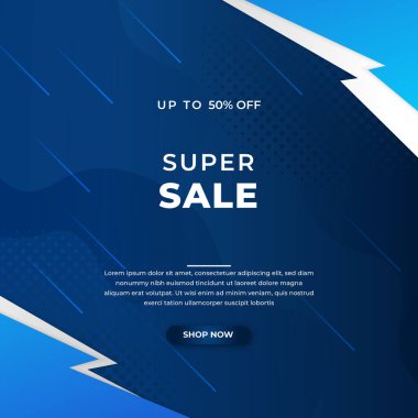 Vector Illustration Promotion Big Super Sale Banner. Discount Design For Newsletter, Poster, Social Media Template, Ads, Black Friday, Special Offer, Summer Sale, Spring Sale, Online Shopping, And Web