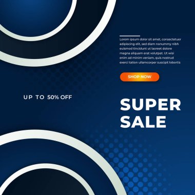 Vector Illustration Promotion Big Super Sale Banner. Discount Design For Newsletter, Poster, Social Media Template, Ads, Black Friday, Special Offer, Summer Sale, Spring Sale, Online Shopping, And Web