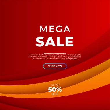 Vector Illustration Promotion Big Super Sale Banner. Discount Design For Newsletter, Poster, Social Media Template, Ads, Black Friday, Special Offer, Summer Sale, Spring Sale, Online Shopping, And Web