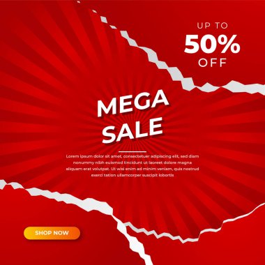Vector Illustration Promotion Big Super Sale Banner. Discount Design For Newsletter, Poster, Social Media Template, Ads, Black Friday, Special Offer, Summer Sale, Spring Sale, Online Shopping, And Web