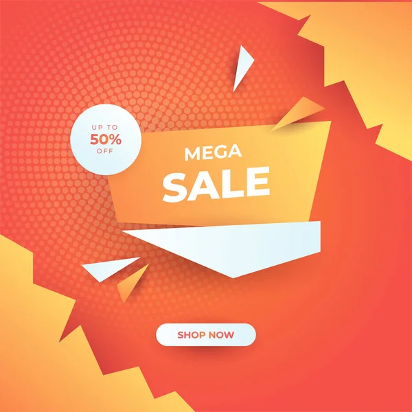 Editable minimal square banner template. Orange background color with stripe line shape. Suitable for social media post and web internet ads. Vector illustration with photo college