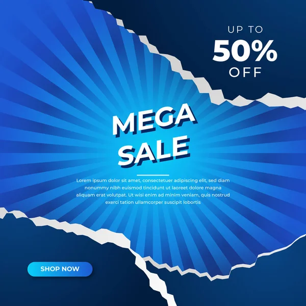 Vector Illustration Promotion Big Super Sale Banner. Discount Design For Newsletter, Poster, Social Media Template, Ads, Black Friday, Special Offer, Summer Sale, Spring Sale, Online Shopping, And Web