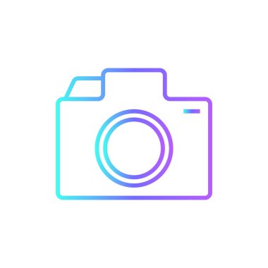 Camera Feedback icons with blue gradient outline style