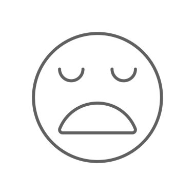 BORED Feedback icon with black outline style