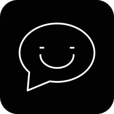 GOOD COMMENT Feedback icons with black filled line style