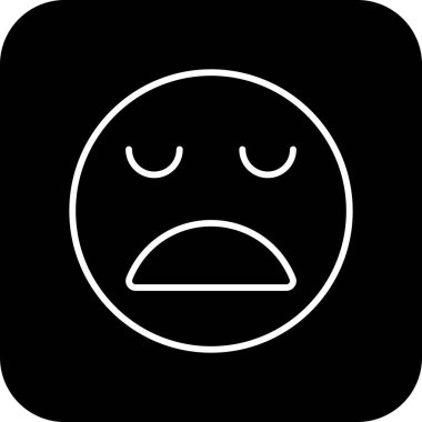 BORED Feedback icons with black filled line style