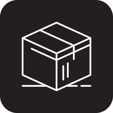 Package Delivery service icon with black filled line style. Related to order tracking, delivery home, warehouse, truck, scooter, courier and cargo icons. Shipping symbol. Vector illustration