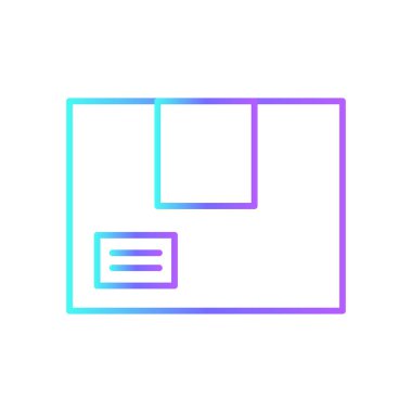 Delivery service icon with black filled line style. Shipping sign symbol. Related to order tracking, delivery home, warehouse, truck, scooter, courier and cargo icons. Vector illustration