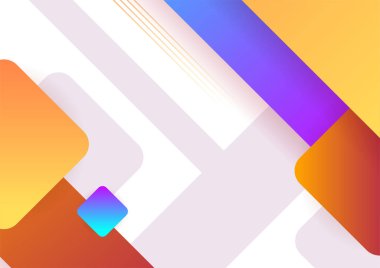 Modern memphis geometric red green purple colorful abstract design background