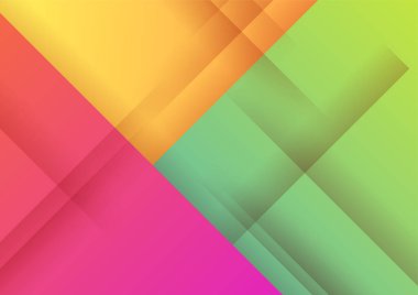 Modern memphis geometric red green purple colorful abstract design background