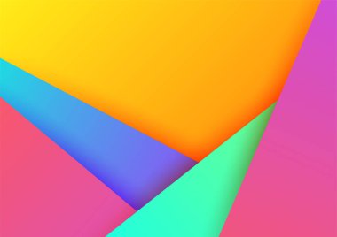 Geometrik şekillerle renkli arka plan