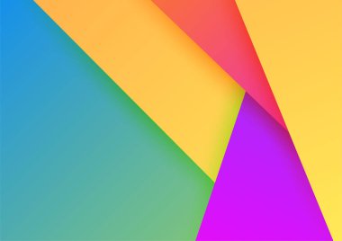 Modern 3d blue orange red green abstract background with geometric shapes. Background with abstract graphic elements for presentation background design.