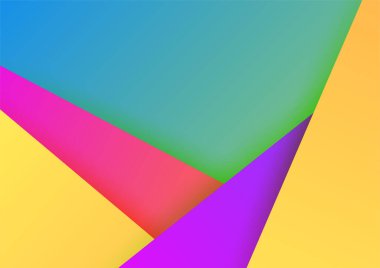 Modern 3d blue orange red green abstract background with geometric shapes. Background with abstract graphic elements for presentation background design.