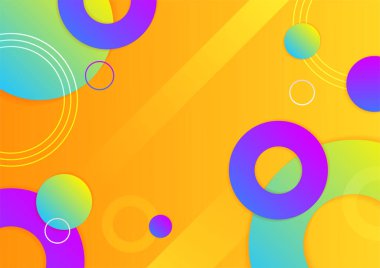 Abstract background with geometric shapes and dynamic effect. Modern pattern. Vector illustration for design.