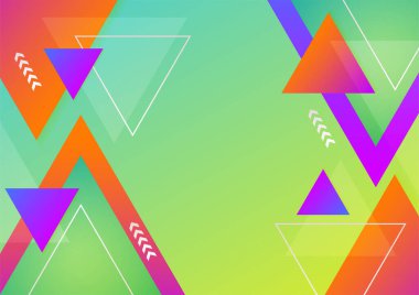 Abstract background with geometric shapes and dynamic effect. Modern pattern. Vector illustration for design.