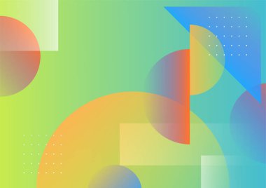 Abstract background with geometric shapes and dynamic effect. Modern pattern. Vector illustration for design.