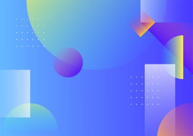 Abstract background with geometric shapes and dynamic effect. Modern pattern. Vector illustration for design.