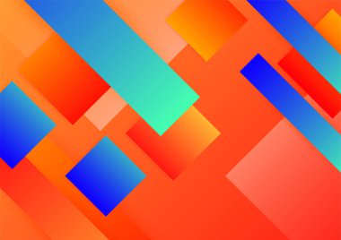 Abstract background with geometric shapes and dynamic effect. Modern pattern. Vector illustration for design.