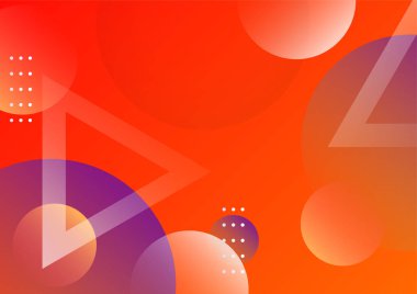 Abstract background with geometric shapes and dynamic effect. Modern pattern. Vector illustration for design.