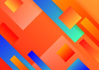 Abstract background with geometric shapes and dynamic effect. Modern pattern. Vector illustration for design.