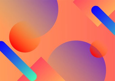 Abstract background with geometric shapes and dynamic effect. Modern pattern. Vector illustration for design.