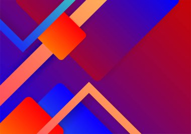 Abstract background with geometric shapes and dynamic effect. Modern pattern. Vector illustration for design.