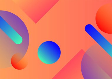 Abstract background with geometric shapes and dynamic effect. Modern pattern. Vector illustration for design.