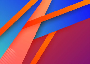 Abstract background with geometric shapes and dynamic effect. Modern pattern. Vector illustration for design.