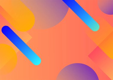 Abstract background with geometric shapes and dynamic effect. Modern pattern. Vector illustration for design.