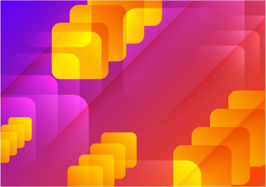 Colorful vibrant gradient geometric pattern background texture for cover design. Minimal color abstract gradient banner template. Modern vector geometric shape for presentation design template