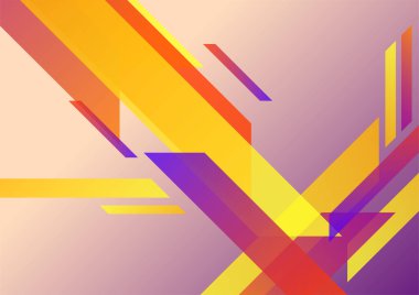 Colorful vibrant gradient geometric pattern background texture for cover design. Minimal color abstract gradient banner template. Modern vector geometric shape for presentation design template