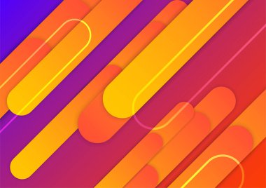 Colorful vibrant gradient geometric pattern background texture for cover design. Minimal color abstract gradient banner template. Modern vector geometric shape for presentation design template