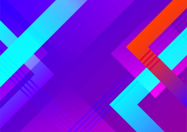 Colorful vibrant gradient geometric pattern background texture for cover design. Minimal color abstract gradient banner template. Modern vector geometric shape for presentation design template