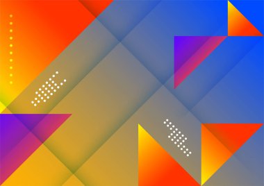 Colorful abstract background for business presentation design template