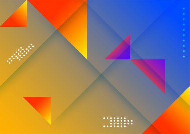 Colorful abstract background for business presentation design template