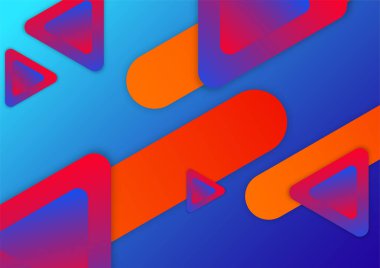 Colorful abstract background for business presentation design template