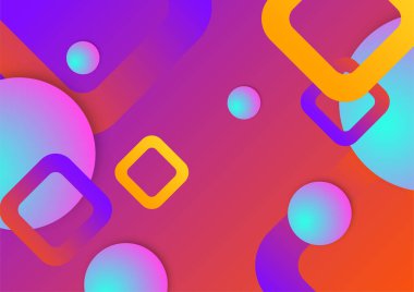 Colorful abstract background for business presentation design template