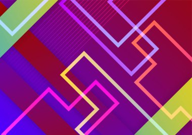 Colorful abstract background for business presentation design template