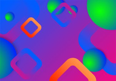 Colorful abstract background for business presentation design template