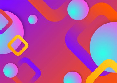 Colorful abstract background for business presentation design template