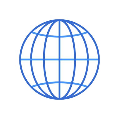 Network technology icon with blue duotone style. Computing, diagram, download, file, folder, graph, laptop . Vector illustration