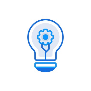 Creative business icon with blue duotone style. Corporate, currency, database, development, discover, document, e commerce. Vector illustration