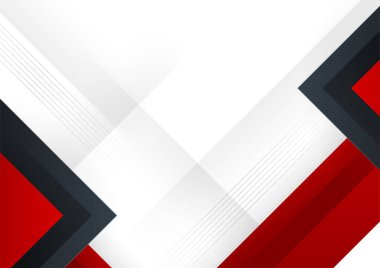 Modern red and black border frame element background for design brochure, website, flyer. Geometric white wallpaper for certificate, presentation, landing page