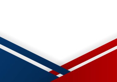 Modern simple abstract red white blue background