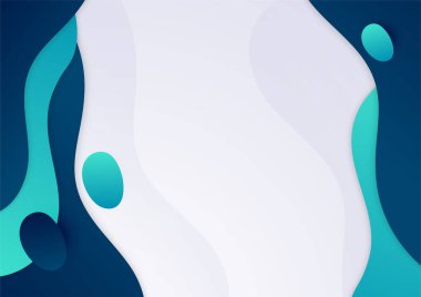 White and blue modern abstract background with geometric shapes. Dark blue and white abstract presentation background. Vector illustration