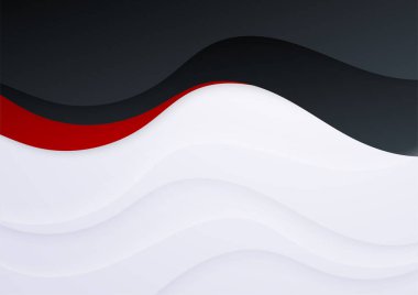 Modern red black white abstract background for business presentation and business card