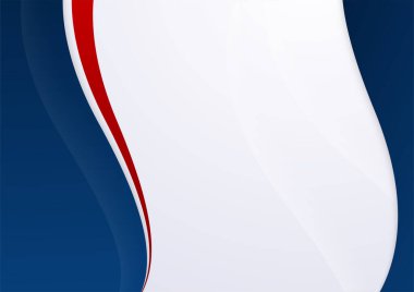 Modern simple red and blue abstract background on white background